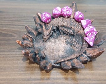 Bandeja para Dados Dragão Adormecido | RPG de Mesa | Arquivo .STL para impressão 3D