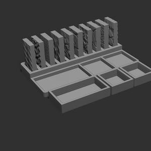 Ultimate Dry Brush Testing Station | 20 Different Texture | .STL | 3D Print Digital Product