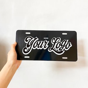 Custom License Plate for Front of Car | Personalized License Plate | Custom Car Tags | Business Gift | 6x12 Aluminum Metal