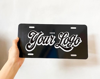 Personalized Aluminum License Plate: Custom Car Tag, Business Gift