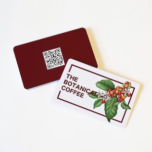 Cartes de visite en plastique NFC | Carte de visite numérique | Carte de visite haut de gamme | Appuyez sur Carte