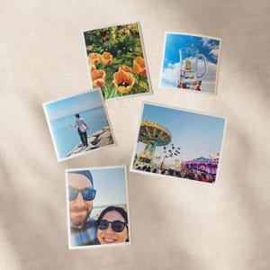 Custom Photo Fridge Magnets | Personalized Holiday Gift | Photo Print Magnets | Gifts for Mom | Guests Gift