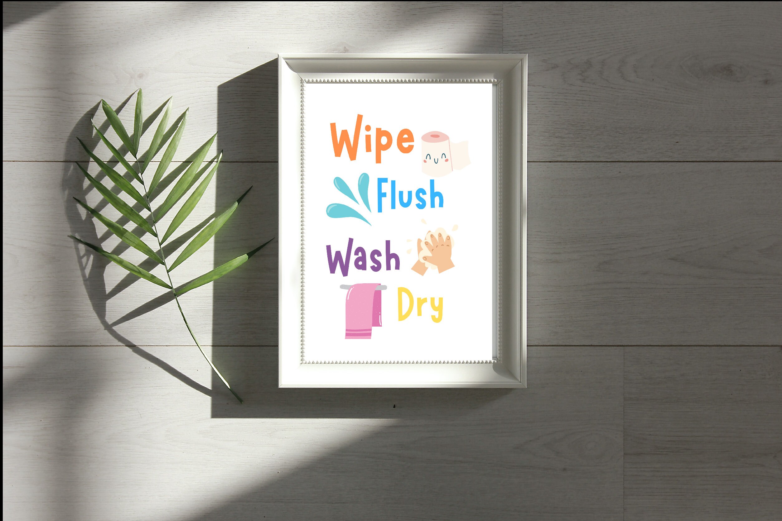 Printable Kids Bathroom Picture/decor/wallart - Etsy