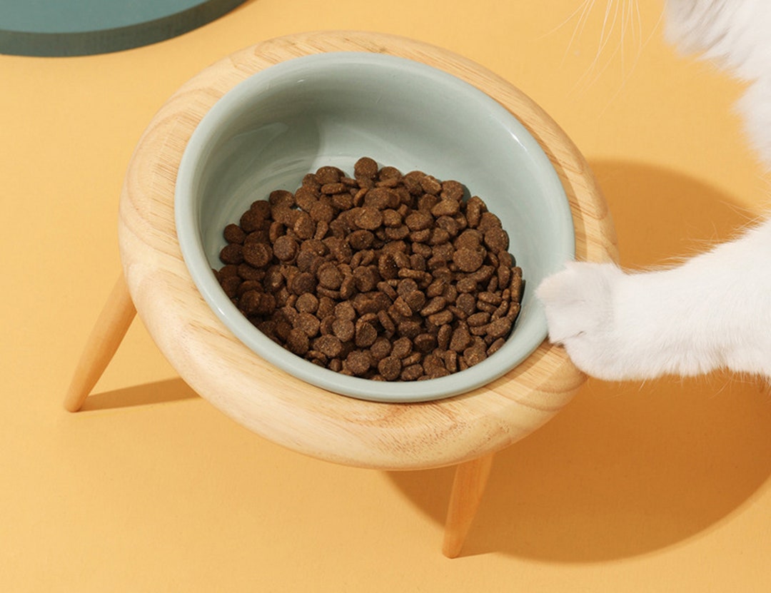 Cat Food Stand Cat Bowl Stand Cat Feeder Pet Food Feeder Etsy