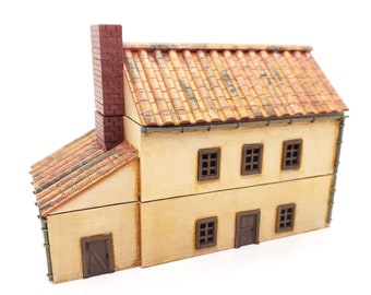 3D Printable House for War Game Terrain 15mm | Printable STLs