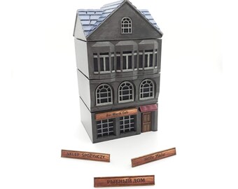 European Style Shop for Game Terrain | Printable STL