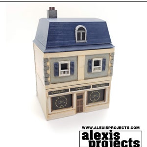 Parisian Style Shop 3D Printable Terrain