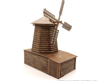 Russian Style Windmill printable STL for war game terrain