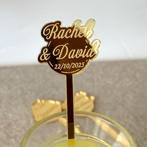 Drink Stirrers, Personalized Cocktail Stirrers, Wedding Drink Decors, Wedding Party Supplies, Engraved Drink Stirrers, Unique Drink Stirrers