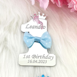First Birthday Favors, Custom Birthday Magnets, First Birthday Party Ideas, Personalized Birthday Gift, Thank  You Magnet, Unique Favors