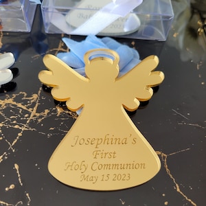 Guardian Angel Favors, Baptism Thank You Gift, First Communion Gift, Christening Bulk Favors, Baby Shower Favors, First Birthday Favors