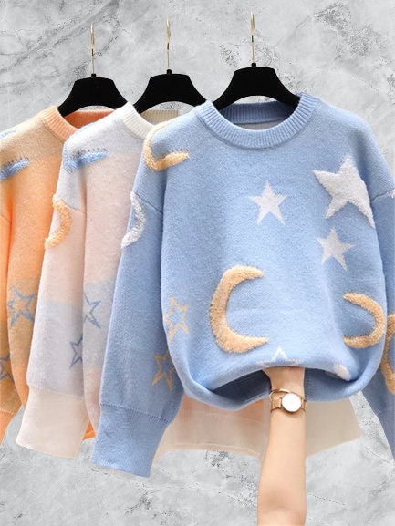 Knit top college sweaters