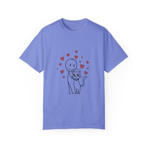 Maglietta carina per gli amanti dei gatti, regalo unisex per i proprietari di animali domestici, maglietta divertente con gatto, regalo per gli amanti degli animali, adorabile maglietta grafica