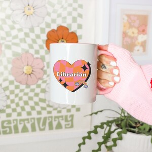 Cute Librarian Coffee 11oz Mug - Bookish Gift, Librarian Gift