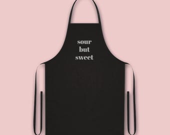 Sour but Sweet, baking apron, baker's supplies, gift idea, sourdough bakers, sourdough lovers and cooks, baking, BBQ, household