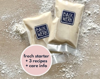 Historischer Italienischer Sauerteig Starter | aus der Abtei Montecassino 529 n. Chr.| Feuchtstarter inkl. 3 Rezepte & Pflegeanleitung | BIO