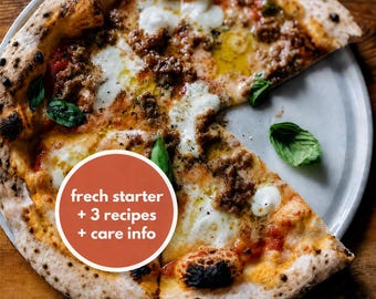 Active sourdough starter for pizza – for aromatic, airy pizza dough