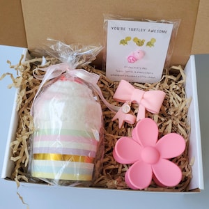 Custom Tween Girl Birthday Self Care Box Gift for Teen Girl Spa Sleepover Party Favor Pamper Slumber Party Guest Gift Box for Girl Present