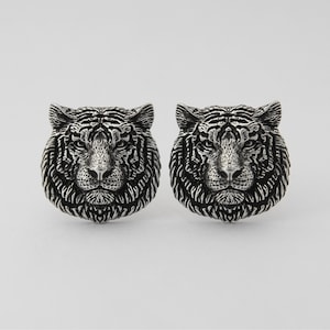 Exclusive Cufflinks Tiger Luxury Handmade Cufflinks Tiger Jewelry WiLiJe