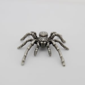 Exklusive Pin Spinne Zinn Abzeichen Tarantel Handmade Brosche Spinne Schmuck I love Spiders WiLiJe