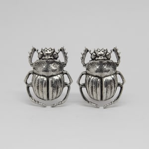 Stylish Cufflinks Scarab Handmade Cufflinks Beetles Scarabs Jewelry WiLiJe