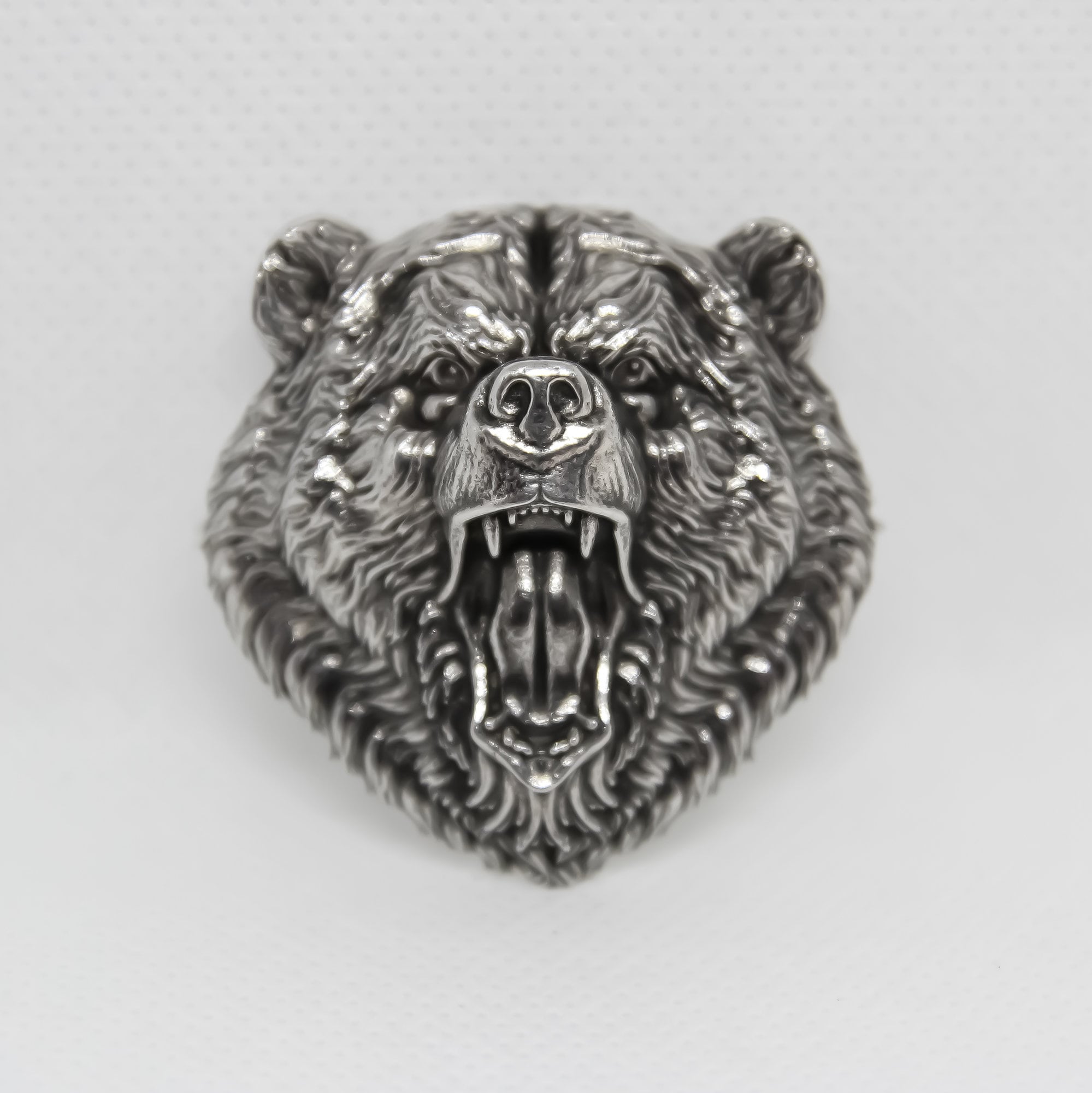 Navajo brooch silver bear BRO98 - Harpo Paris