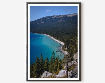 Lake Tahoe Photography Print: California Landscape Wall Art