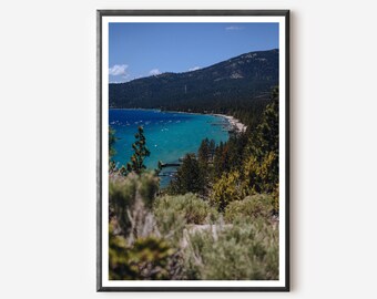 Lake Tahoe Photography Print: California Home Decor Wall Art