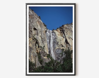 Yosemite Waterfall Photography Print: National Park Wall Art