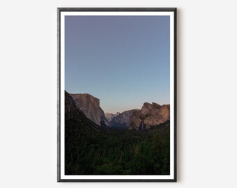 Yosemite National Park Print: Forest Wall Art, Nature Inspired Decor