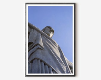 Christ the Redeemer Print: Rio de Janeiro Photography, Faith Wall Art