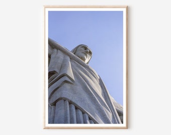 Impression du Christ Rédempteur : oeuvre d'art murale Rio de Janeiro (téléchargement numérique)
