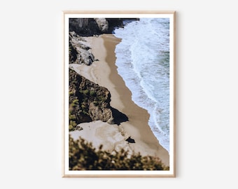 Big Sur Beach Photography Print: California Coastline (Digital Download)