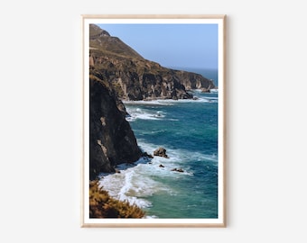 Big Sur Coastline Photo Print: California Ocean View (Digital Download)