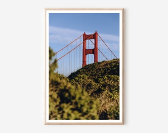 Golden Gate Bridge Photography Print: San Francisco Wall Art (Digital Download)