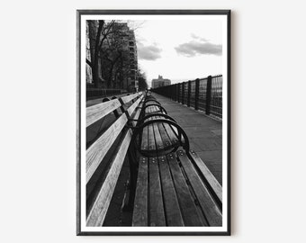 Impression de photographies New York : oeuvres d'art murales noir et blanc Brooklyn