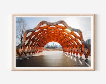 Chicago Honeycomb Structure Print: Architectural Wall Art (Digital Download)