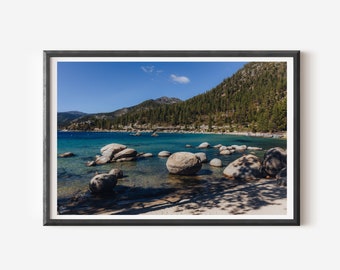 Lake Tahoe Photography Print: California Coastal Wall Art