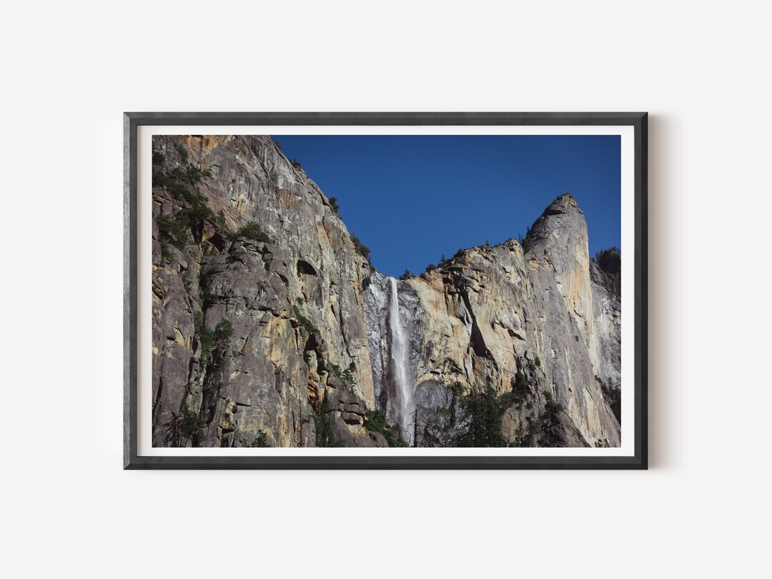 Yosemite Wall Art Yosemite National Park Yosemite Print Waterfall Wall