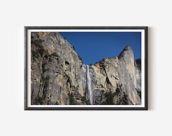 Yosemite Waterfall Print: Bridalveil Fall, Nature Photography