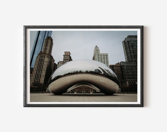 Chicago Bean Print: Cloud Gate Photography, Chicago Wall Art