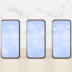 Cute Pastel Blue - iPhone Wallpaper | iPhone Lock Screen | iPhone Background | Android Screensaver | Home Screen | DIGITAL