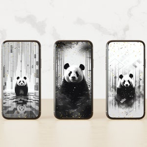 Aesthetic panda blue Wallpaper Download | MobCup