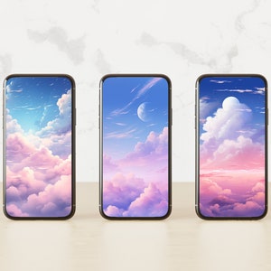 Pretty Fantasy Sky - iPhone Wallpaper | iPhone Lock Screen | iPhone Background | Android Screensaver | Home Screen | DIGITAL