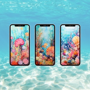 Under The Sea - Ocean Life  - iPhone Wallpaper | iPhone Lock Screen | iPhone Background | Android Screensaver | Home Screen | DIGITAL