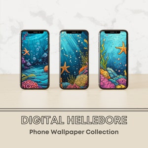 Underwater Fantasy Ocean Life - iPhone Wallpaper | iPhone Lock Screen | iPhone Background | Android Screensaver | Home Screen | DIGITAL