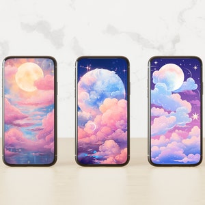 Pretty Fantasy Sky - iPhone Wallpaper | iPhone Lock Screen | iPhone Background | Android Screensaver | Home Screen | DIGITAL