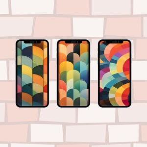 Fun and Bright Pattern - iPhone Wallpaper | iPhone Lock Screen | iPhone Background | Android Screensaver | Home Screen | DIGITAL