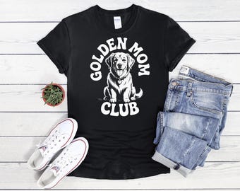 Golden Retriever Mom Club PNG, Funny Dog Art (Digital Download)