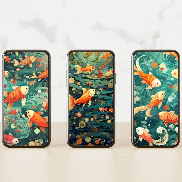 Fish Wallpaper - Etsy